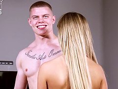 Alpha Stud Brock Gets Some Tight Pussy From The Newest Girl On Set!
