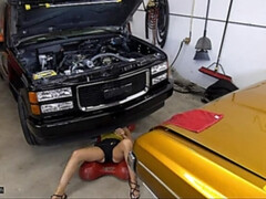 Roadside - Car Guru MILF Fucks Her Car Mechanic