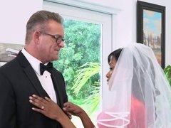 Beautiful bride just needs a good fuck