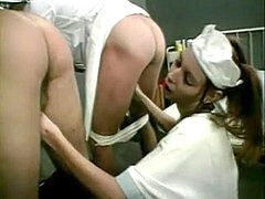 dirty French Nurses smashed