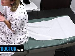 Mimi Monet gets her big ass drilled by Doctor Justin's fat cock in the office