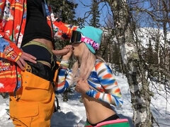 Amateur Sex Porn Arousing Girl Sex In Forest At Ski Resort Part160fps - Outdoor
