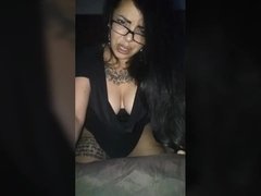 Anal, Cul, Gros cul, Éjaculation interne, Fille latino, Mexicainne, Seins naturels, Piercing