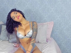 exotic brunette slut Mystic Puta Rica 60fps - Big tits solo on homemade webcam
