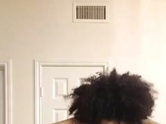Inked Ebony ghetto slut on phone sex chat