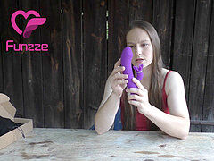 Funzze orgy toy Unboxing with Nadine Cays! Rabbit vibro from Amazon