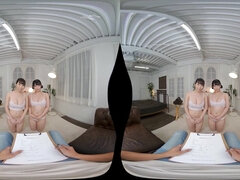 Nipponese horny nymphs VR amazing video