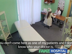 Mona Lee, the gorgeous Czech babe, takes a deepthroat and a creampie from fakehospital doctor