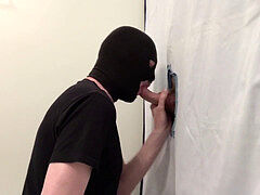 Alpha masculine owns me at my glory hole, face pokes and gets very verbal
