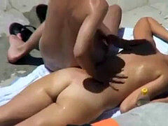 super-naughty dude fuck his doll at the beach