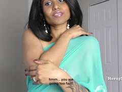 Horny Lily south Indian MILF gives JOI in Tamil with Eng Subs