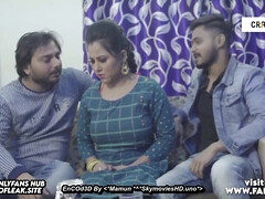 Hardcore Indian Threesome Double Penetration Group Orgy - Anal