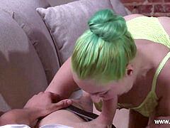 MARISKAX Green haired honey Liz Rainbow gets plunged