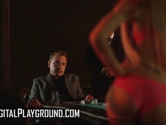 Sienna Day gets a rough anal pounding from Ian Scott after a poker game