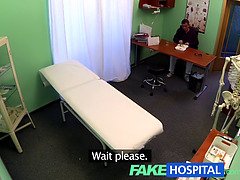 Samantha Jolie, the gorgeous mature blonde patient, gets her tits and pussy examined by a real doctor in a hospital room