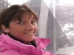 Blowjob & HJ - Inside a Ski lift (RARE)