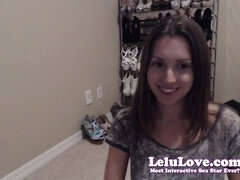 Webcam, topless brunette, talk