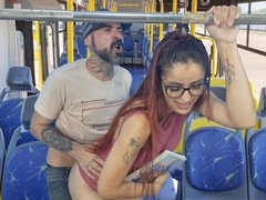 Blasen, Brasilien, Bus, Masturbation, Öffentlich