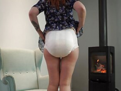 American, Diaper, Redhead, Tattoo