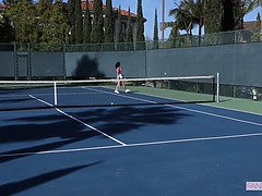 I showed my tennis coach my tight pussy & he was blown away!