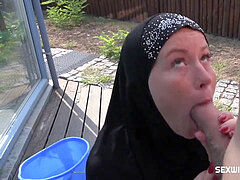 CZECH MUSLIM MAID LICKY LEX satiates HER manager