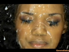 Bukkake, Cumshot, Ebony, Facial, Orgy, Party