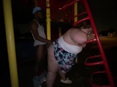 plus-size getting ravaged at the public park