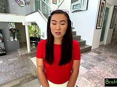 Kimmy Kimm begs stepbro to keep it secret: I can't handle your hard cock in my mouth around your dick