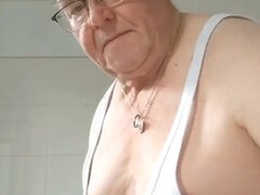 Fat, Gay, German, Grandpa, Masturbation, Reality, Solo, Spanking