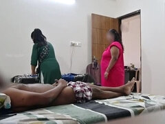 Dick, Flashing, Indian, Jerking, Maid, Masturbation, Threesome, Wife