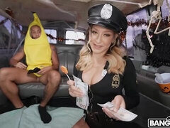 Good hard interracial fuck in the van with an Asian chick Derek Savage