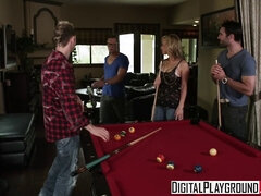 Kayden Kross cheats on her man with her boyfriend's big dicked boyfriend