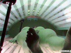 Amateur, Gros seins, Tchèque, Hd, Fait maison, Masturbation, Solarium, Solo