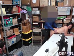 Blowjob, Brunette, Caught, Hardcore, Reality, Screaming, Teen, Uniform