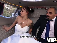 Gros seins, Mariée, Voiture, Cocu, Tchèque, Époux mari, Pov, Réalité