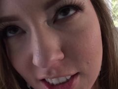 Blowjob, Brunette, Deepthroat, Dick, Hardcore, Kissing, Natural, Pov