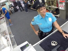 BANGBROS - Police stunner penetrated and facialized in pawnshop office by BWC