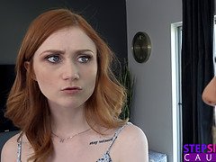 Scarlet Skies & Stepdad compete over who can fuck his hot stepdaughter on Father's Day