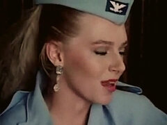 Horny stewardesses retro porn movie