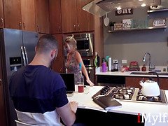 Naughty stepmom makes sure her stepson gets the best possible deal - Prestyn Lee