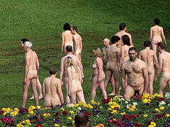 brit naturist people in group two