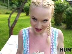Big tits, Blonde, Cuckold, Hd, Outdoor, Pigtails, Pov