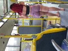 Crazy Maid Gets Wild on Public Bus Ride with Me