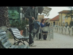 Belleza, Negro, Morena, Pareja, Comida, Jeans, Desnudo, Chupando