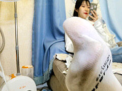 chinese woman messy socks pov