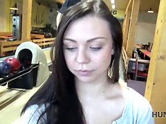 Young czech couple gets lucky with cash & hunt for a hot teen cuckold
