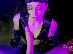 Grosser schwanz, Spermaladung, Weibliche domination, Latex, Milf, Orgasmus