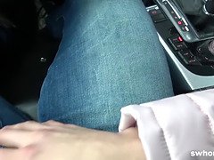 Amateur, Big cock, Blowjob, Car, Cumshot, Public, Screaming, Whore