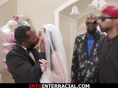 Bride, Deepthroat, Ebony, Gangbang, Handjob, Hd, Interracial, Tits