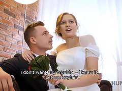 Blowjob, Bride, Cuckold, Money, Reality, Stockings, Teen, Wedding